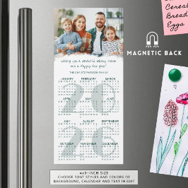 2025 Christmas 2026カレンダー写真カスタム色