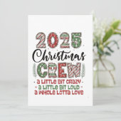 2025 Christmas Crew Family Matching Outfit Xmas  招待状 (スタンド正面)