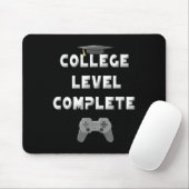 2025 College Level Complete おもしろい Video Gamer Grad マウスパッド (マウス)