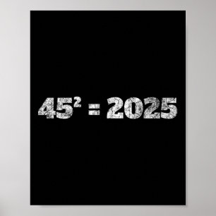 = 2025 Donald Trump方程式45 47マガ選挙2 ポスター