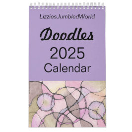 2025 Doodles Calendar カレンダー