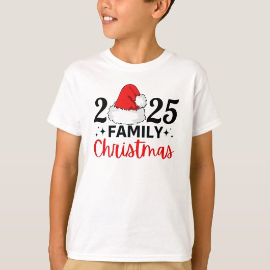 2025 Family Christmas Tシャツ (正面)