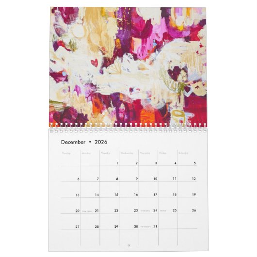 2025 Fine Art Calendar by Siena Becket Designs カレンダー (12月 2026)