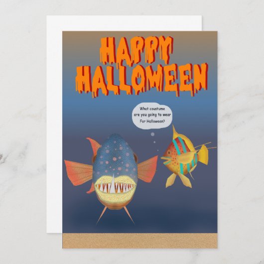 2025 FishFolkArt Halloween Card (正面/裏面)