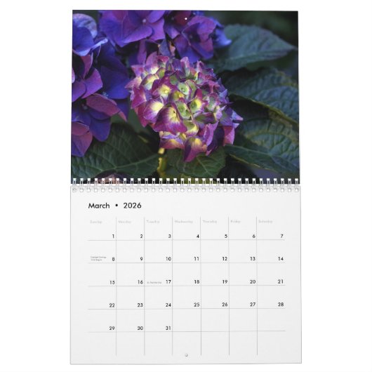 2025 From Lin's Garden Calendar カレンダー (3月 2026)