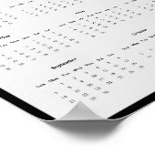 2025 Gomezミルウォールカレンダーポスター ポスター (角)