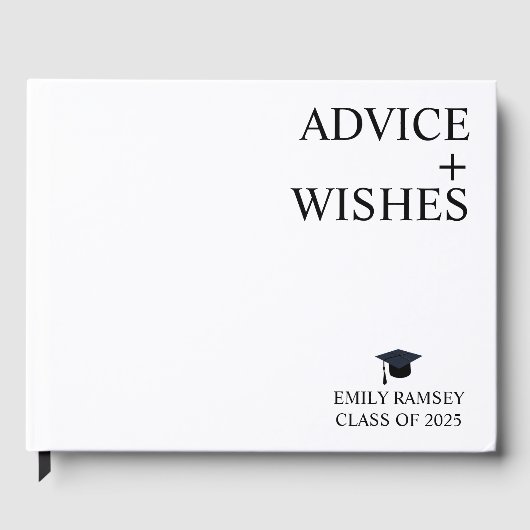 2025 Graduation Party Guest Book, Class of 2025 Gr ゲストブック (正面)