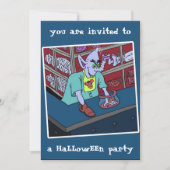 2025 HaLLowEEn party invitation by dalDesignNZ 招待状 (正面)
