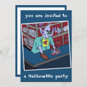 2025 HaLLowEEn party invitation by dalDesignNZ 招待状 (正面/裏面)