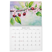 2025 Happy New Year Calendar 12フルカラーアートワーク カレンダー (3月 2026)