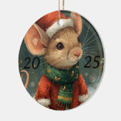 2025 Holiday Mouse Ornament セラミックオーナメント (左)