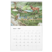 2025 Illustrated Celtic Fantasy Calendar カレンダー (3月 2027)