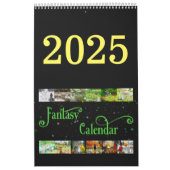 2025 Illustrated Celtic Fantasy Calendar カレンダー (カバー)