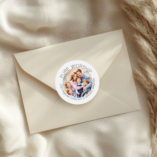2025 JWピュア礼拝コンベンションファミリー ラウンドシール