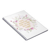 2025 JW年文字詩篇96:8繊細な花 ノートブック (右側)
