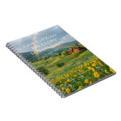 2025 JW年文字詩篇96:8花コテージ ノートブック (右側)