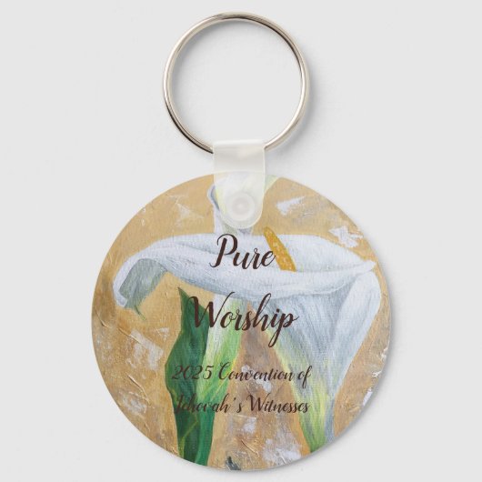 2025 JW convention customize also name キーホルダー (正面)