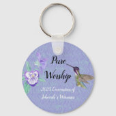 2025 JW convention with name customize キーホルダー (正面)