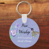 2025 JW convention with name customize キーホルダー (正面)