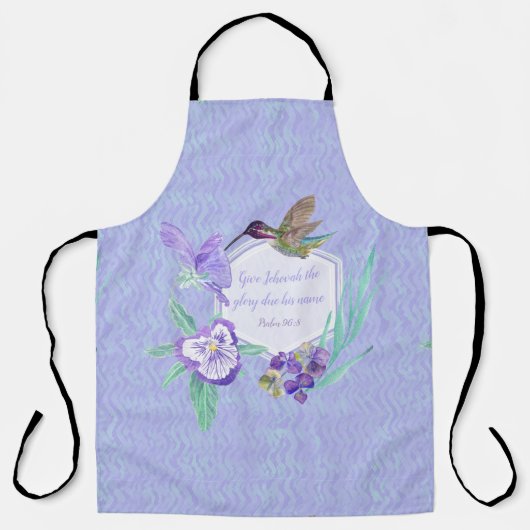 2025 JW year text customizable エプロン (正面)