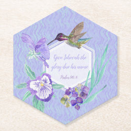 2025 JW year text Psalm 96:8 ペーパーコースター