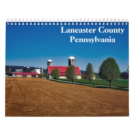 2025 Lancaster County，ペンシルバニア カレンダー (カバー)