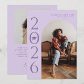 2025 Lavender Arch卒業発表 サンキューカード (正面/裏面)