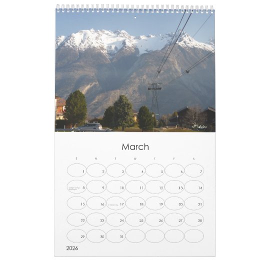 2025 lead the way カレンダー (3月 2026)