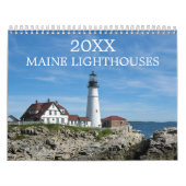 2025 Maine Light housesの写真 カレンダー (カバー)