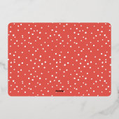 2025 MERRY PHOTO 新婚 ファン カリグラフィー 箔シーズンカード (裏面)