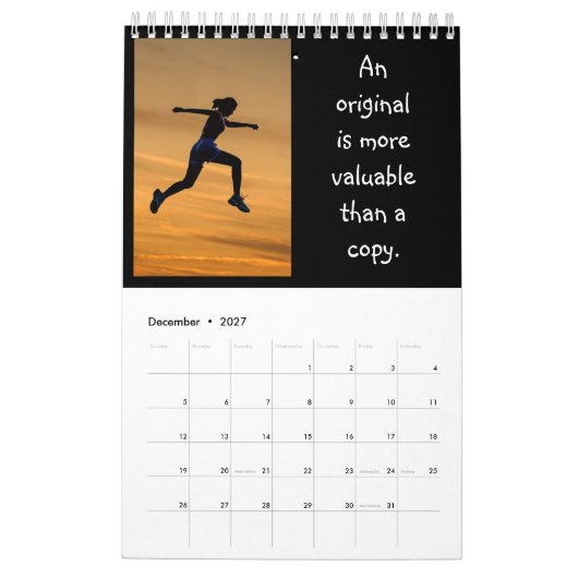 2025 Modern Calendar独自のを作成カスタムする カレンダー (12月 2027)