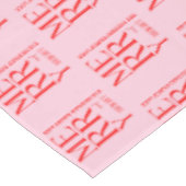 2025 Modern Merry and Bright Red Pink Christmas テーブルクロス (アングル)