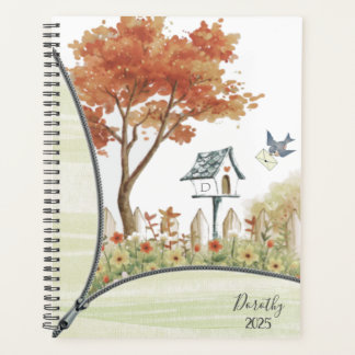 2025 Monogram Name Beautiful Monthly プランナー手帳