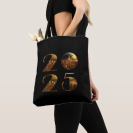 2025-New Years-Ball-NYC Gold- トートバッグ