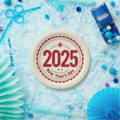 2025 New Year's Day Paper Plate ペーパープレート (パーティー)