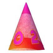 2025 NYEパーティー帽子の日没 パーティーハット (正面)