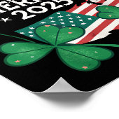 2025 Paddys Day - Shamrock American St. Patrick's ポスター (角)