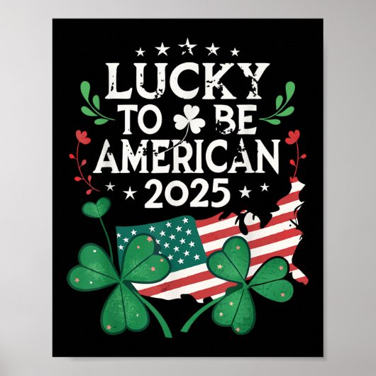 2025 Paddys Day - Shamrock American St. Patrick's ポスター (正面)