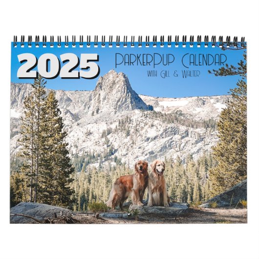 2025 ParkerPupカレンダー…Gill & Walterで カレンダー (カバー)
