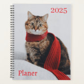  2025 Planer Katze Design プランナー手帳 (正面)