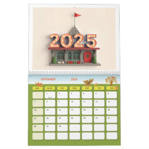 2025 Premium Wall Calendar - スタイリッシュ & Functional カレンダー