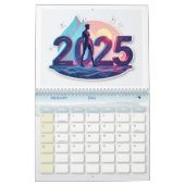 2025 Premium Wall Calendar - スタイリッシュ & Functional カレンダー (2月 2026)