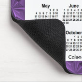 2025 Purple Diamonds Calendar by Janz Mouse pad マウスパッド (コーナー)