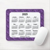 2025 Purple Diamonds Calendar by Janz Mouse pad マウスパッド (マウス)