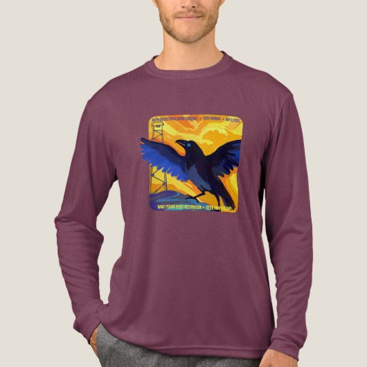 2025 Raven Rocks Run and 100k Challenge Shirt  トライブレンドＴシャツ (正面)