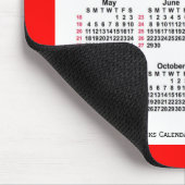 2025 Red 52週間ISOカレンダーby Janz Two Tone マウスパッド (コーナー)