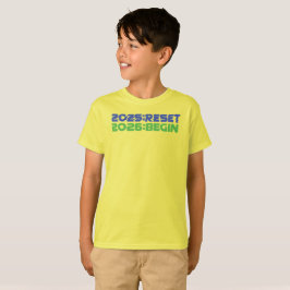 2025:RESET/2026:BEGIN キッズTシャツ Tシャツ