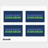 2025:RESET/2026:BEGIN ステッカー (シート)