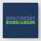 2025:RESET/2026:BEGIN 時計 (正面)