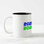 2025:RESET/2026:BEGIN Mug ツートーンマグカップ (左)